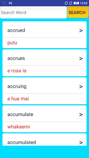 English To Maori Dictionary
