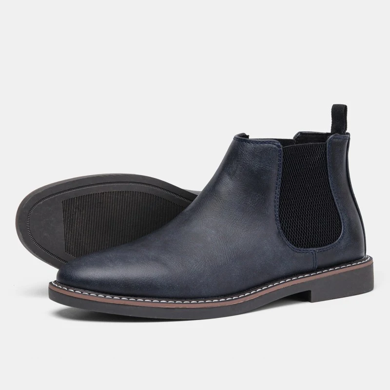 Heren retro cowhide boots, vintage lederen laarzen voor een stoere en stijlvolle look. Perfect voor dagelijks gebruik en gegarandeerd comfort.