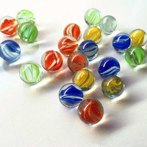 Title 3, Small Glass Beads Marbles for Game Console 14mm...