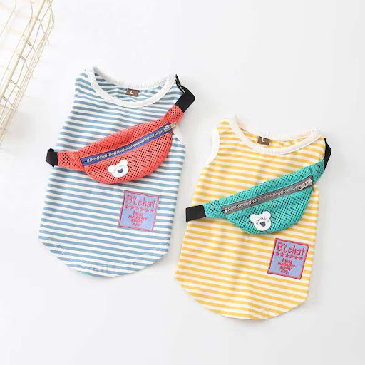 Title 2, Dog Summer Clothes Cotton Stretch Backpack Vest...