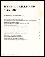 The Hype Room menu 7