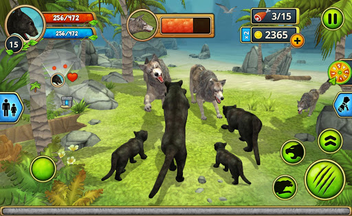 Télécharger Gratuit Panther Family Sim Online - Animal Simulator APK MOD (Astuce) screenshots 6