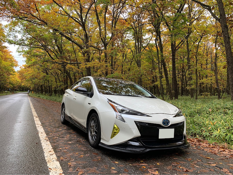 プリウスの紅葉と愛車・奥日光に関するカスタム事例の投稿画像1枚目