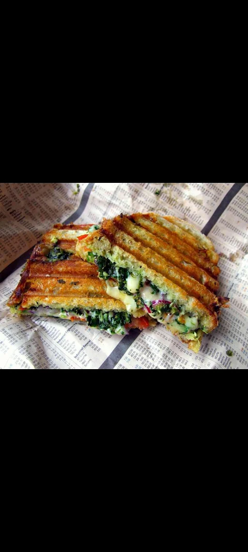 Grilled Bombay Sandwich With Tea