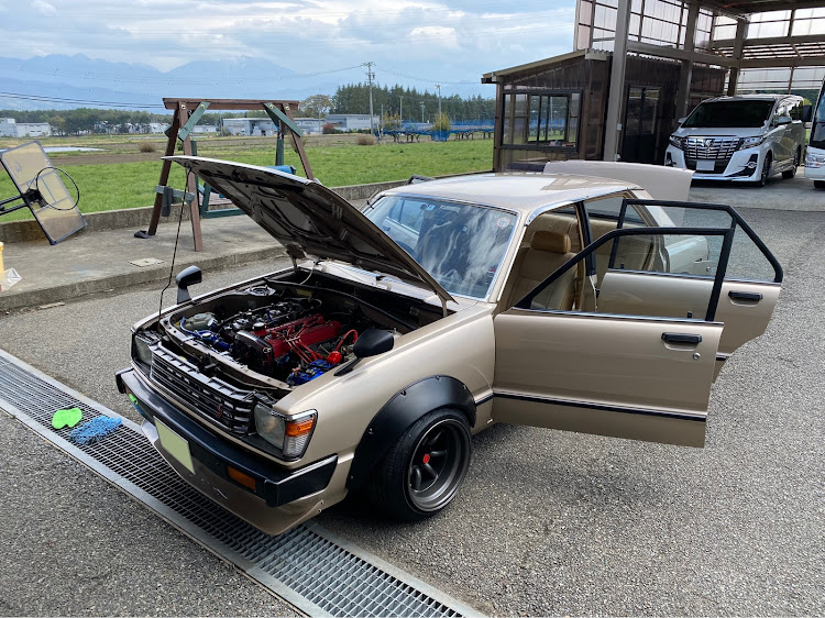 ターセルの洗車・ルームランプ・長野ノスタルジックカーフェスティバルに関するカスタム事例の投稿画像1枚目
