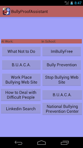 BullyProofAssistant:anti-bully