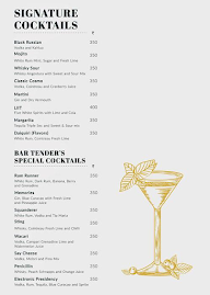 Hotel Presidency menu 8