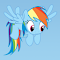 Item logo image for Simple Rainbow Dash