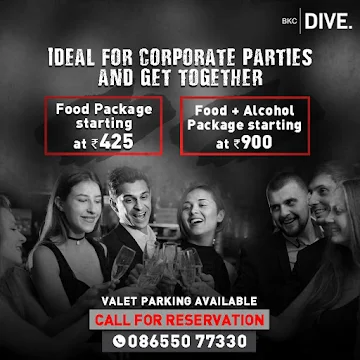 Dive BKC menu 