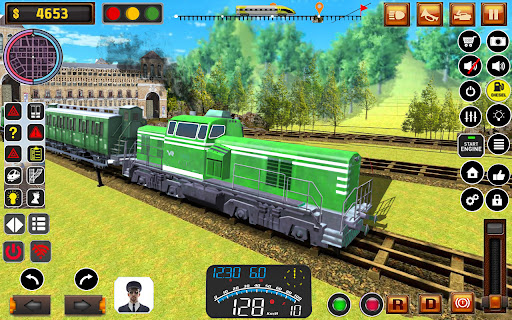 Screenshot Uphill Train Simulator Game.