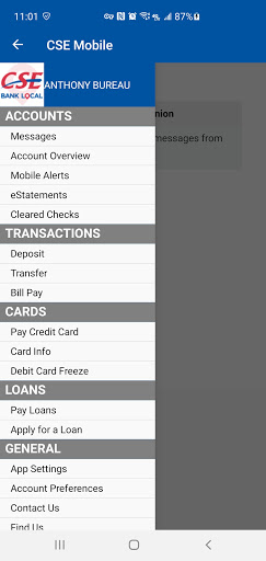 Screenshot CSE iBranch