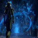 Halo: Ring Hologram Wallpaper Theme Chrome extension download