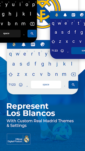 Screenshot Real Madrid Keyboard