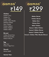 Aamza menu 2