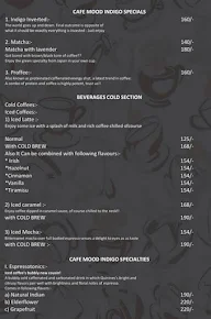 Cafe Mood Indigo menu 2