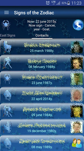 Screenshot Signs of the Zodiac