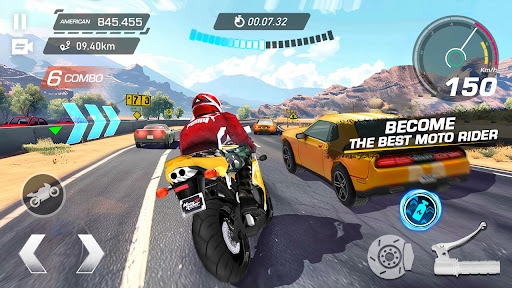 Screenshot Moto Rider: Traffic Highway