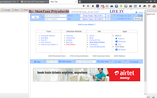 Indian rail seat availability by-Shantanu