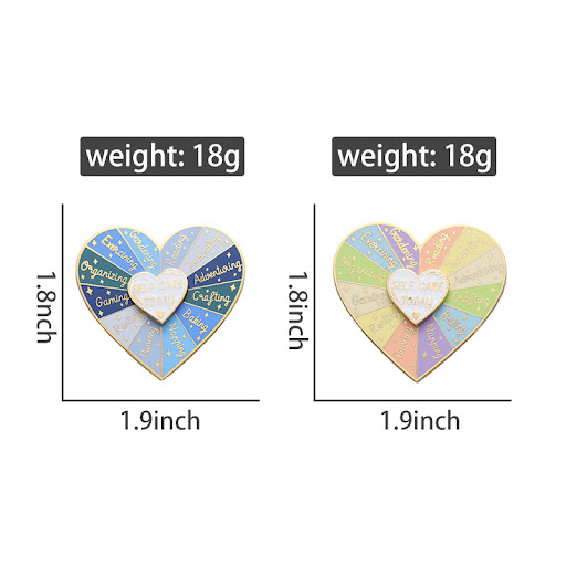 Title 1, Womens Fashion Double Layers Loving Heart Shap...