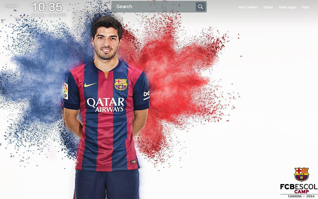 Luis Suarez Wallpapers Theme New Tab