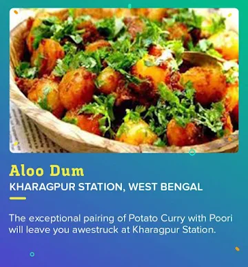 Aloo Dum at Kharagpur Station because macch bhaat is not always available