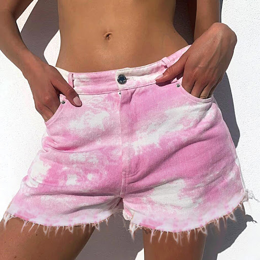 Title 4, Explosive Style Elastic Ripped Hole Ladies Deni...