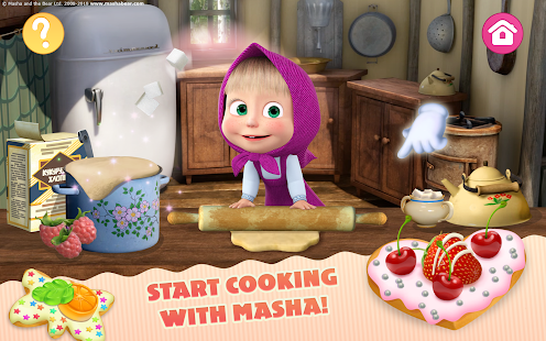  Masha and the Bear Child Games: Cooking Adventure- 스크린샷 미리보기 이미지  