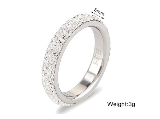 Title 1, Personalized Couple Stainless Steel and Diamond...