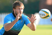 FRENCH LEAVE: Frans Steyn during the Springboks' training session at Affies this week in Pretoria. Steyn has been playing club rugby in France since 2009.