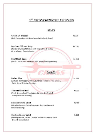 3Rd Cross Steakhouse & Grills menu 1
