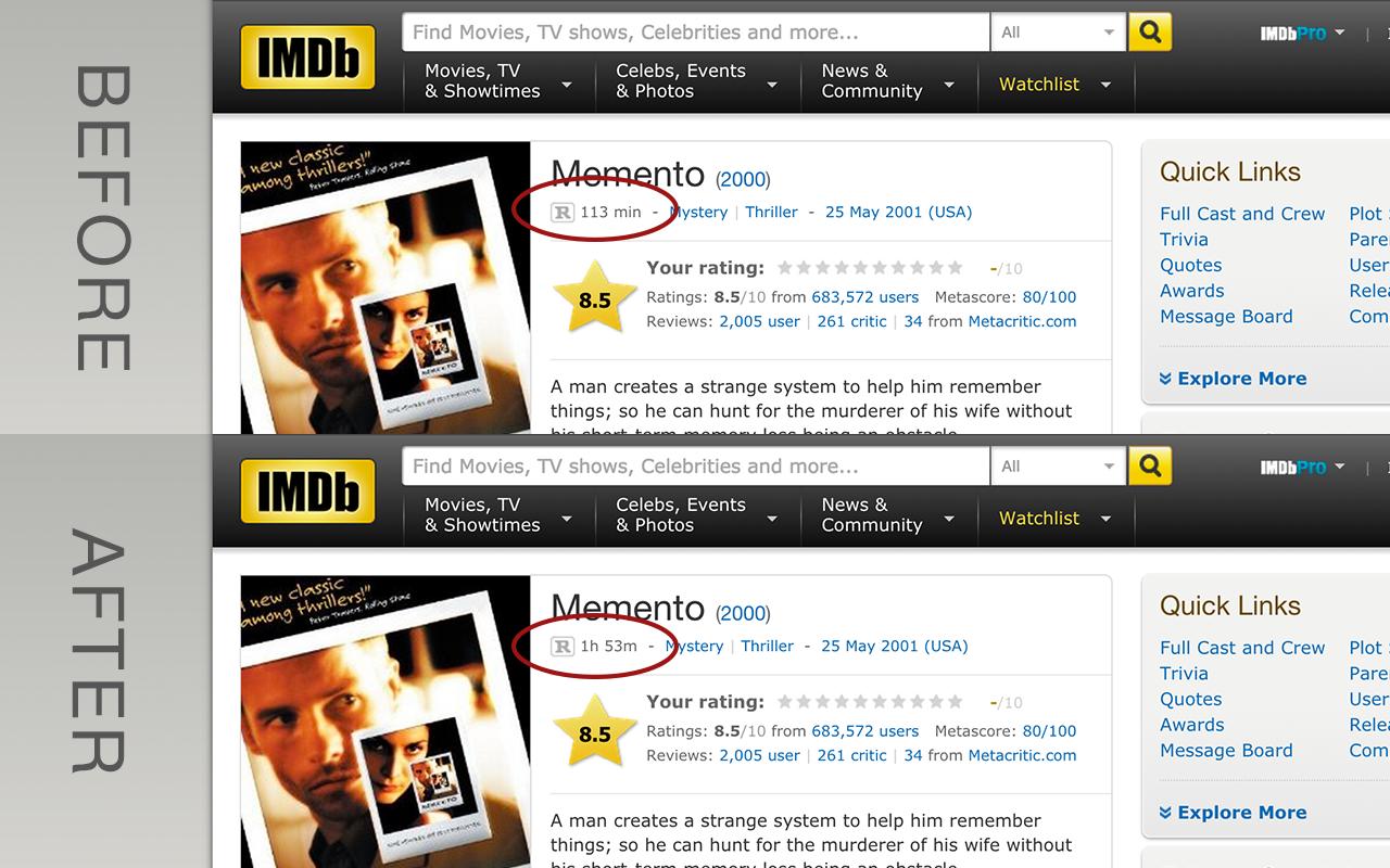 IMDb Runtime Preview image 1