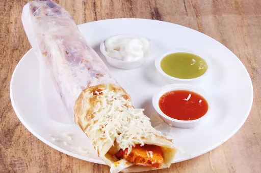 Paneer Tikka Roll With Cheese