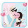 Thème de clavier Romantic Couple Love icon