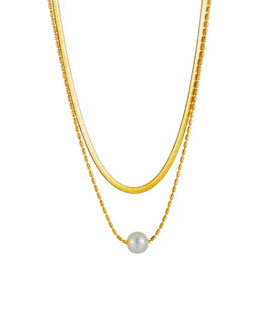 Collier double couche en acier tita - 1
