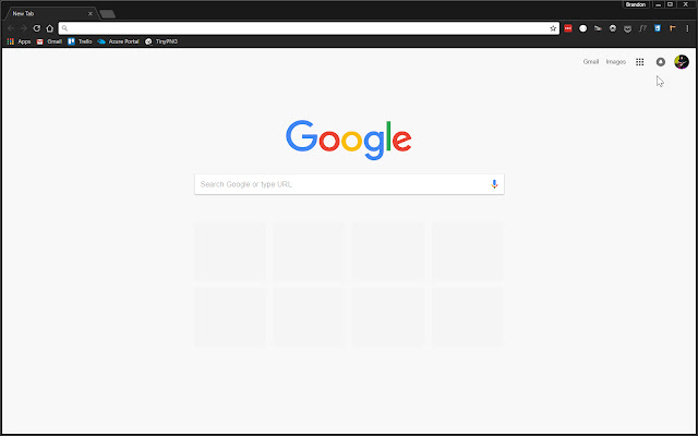 Minimalist Dark chrome extension