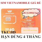 Sim Số Vietnamobile Nhận Mã Code Tạo Tài Khoản Zalo, Fb, Gmail....