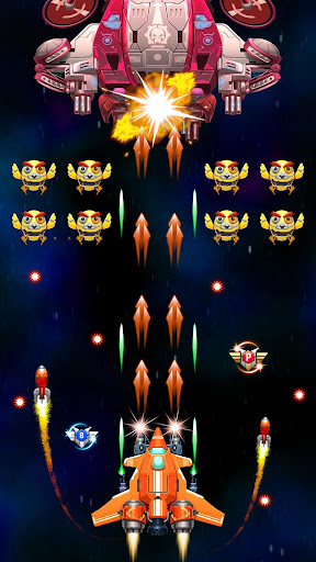Télécharger Gratuit Strike Galaxy Attack: Alien Space Chicken Shooter  APK MOD (Astuce) screenshots 2