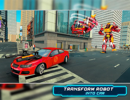 Police Robot Car Rampage: New robot shooting Games screenshots 2