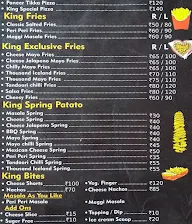 Coffee King Statue Circle menu 2