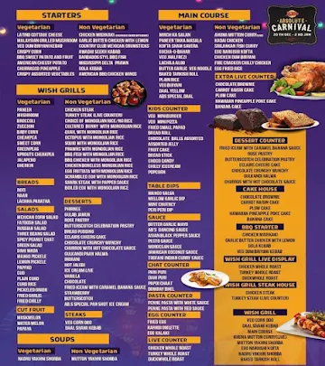 AB's - Absolute Barbecues menu 