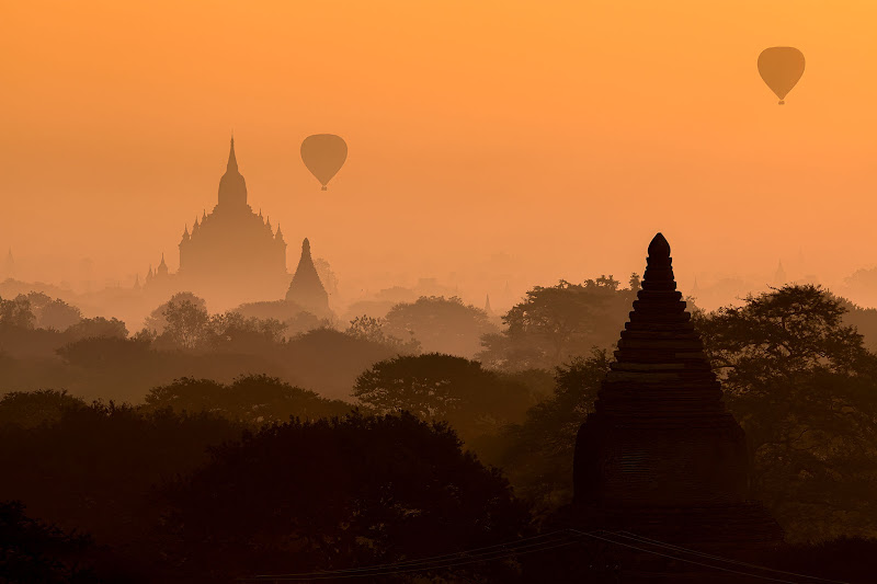 Golden hour in Bagan di Maximus57