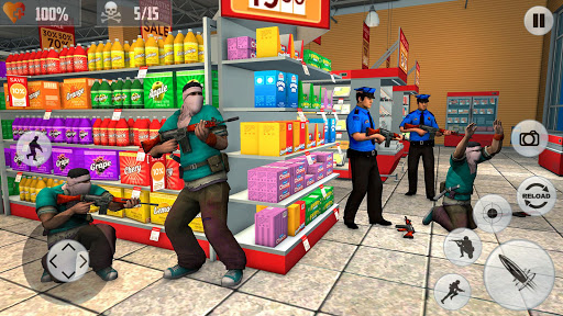 Supermarket Robbery  City Crime Heist Mission