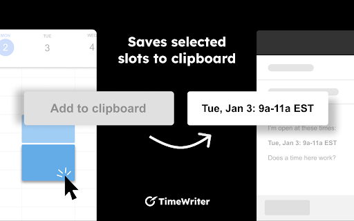 TimeWriter: Save Time Scheduling Meetings