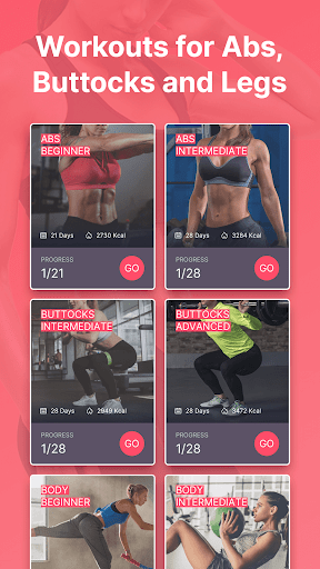 Screenshot Workout for Women Lite