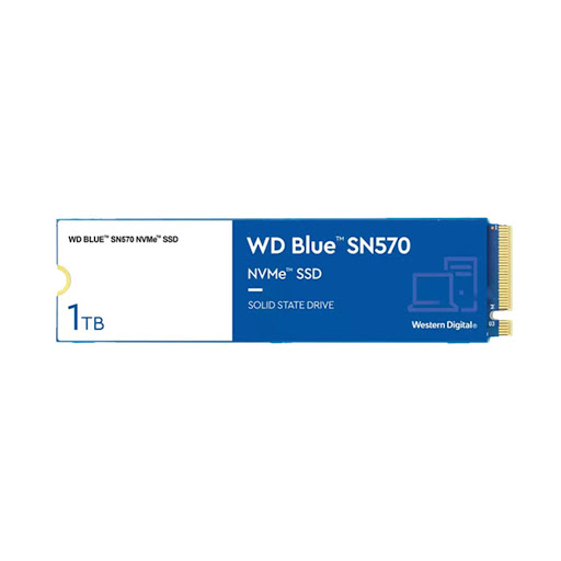 Ổ cứng SSD WD SN570 Blue 1TB M.2 2280 PCIE NVME 3X4 (WDS100T3B0C)