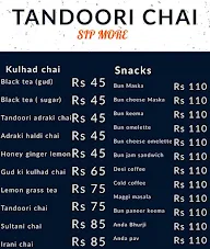 Tandoori Chai menu 1