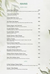 Atman Boutique Resort menu 1