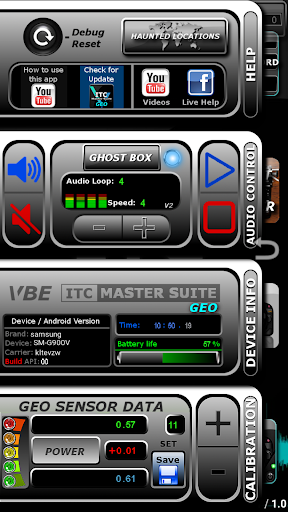 VBE ITC MASTER SUITE GEO Ghost Hunting Application