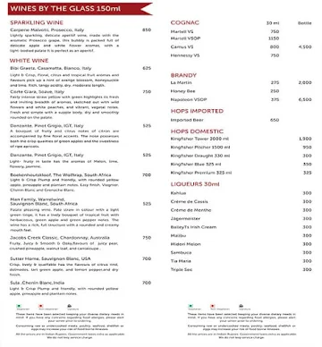 Rhapsody - Courtyard by Marriott menu 