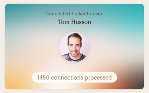 andwho - One-click LinkedIn Sync